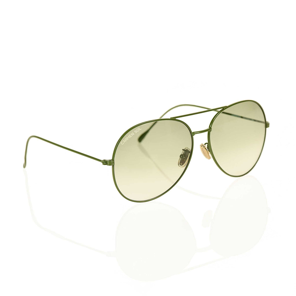80s sunglasses for women in color olive green perfect also for men