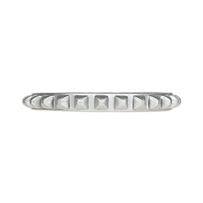 Thin silver bracelets in recyclable plastic 