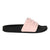 Made in Italy Franco jelly slides in color blush with studs