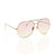 Aviator in color gold with lenses violet