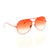 True red sunglasses aviator for women and for men