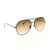 Brown aviator sunglasses for women and for men