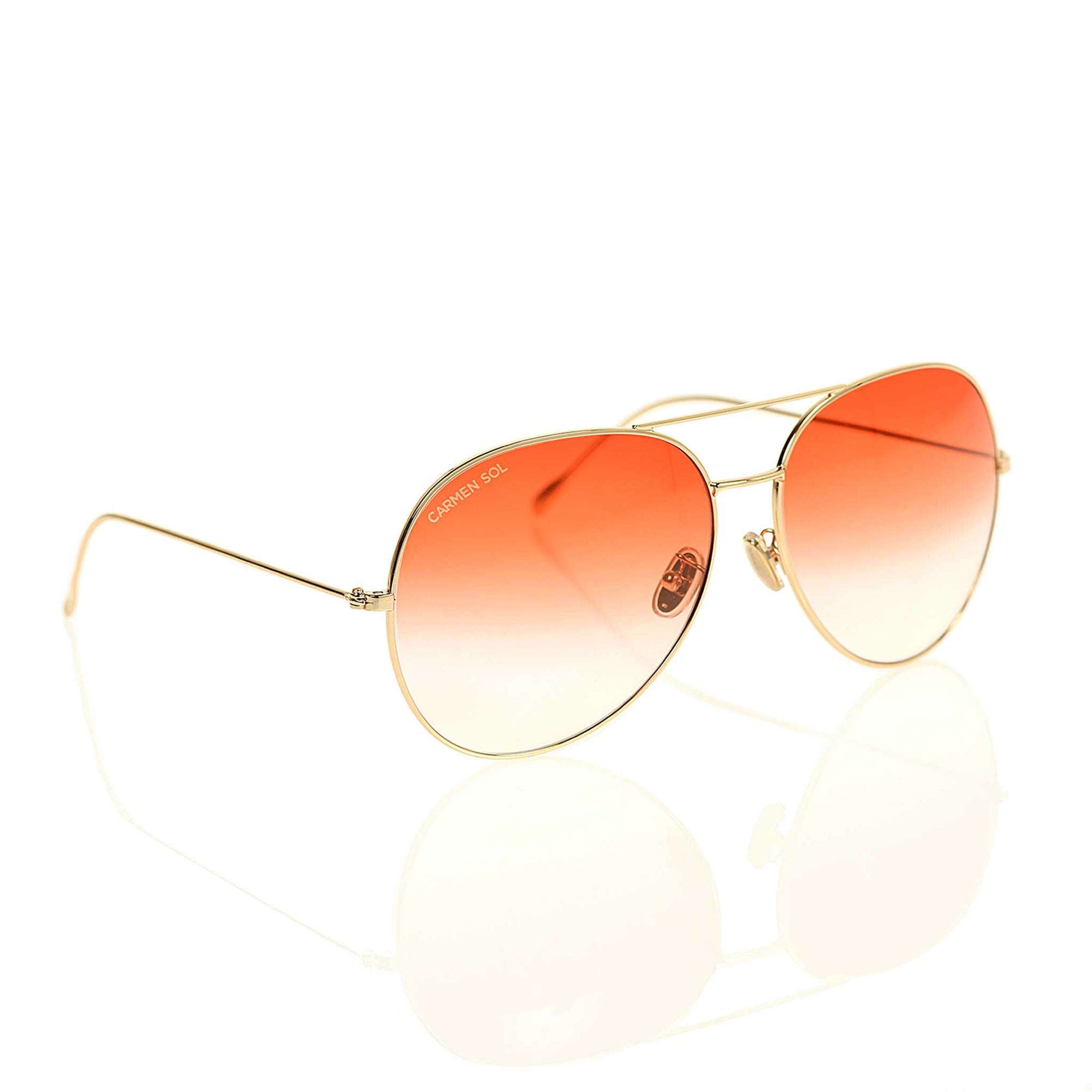 Red lenses sunglasses for women