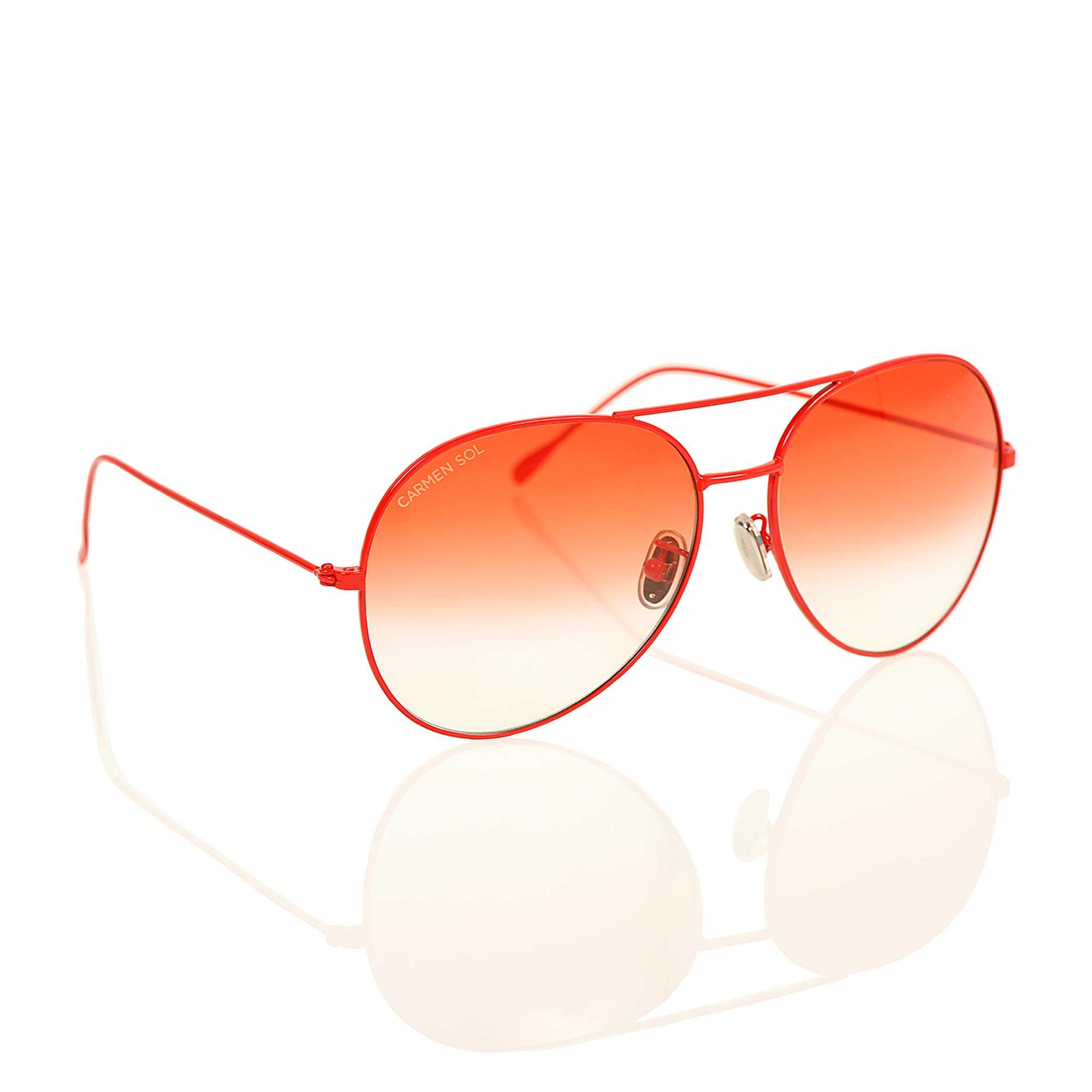 Aviator red sunglasses online