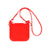 Red jelly Lisa small crossbody beach bags for women with studded straps