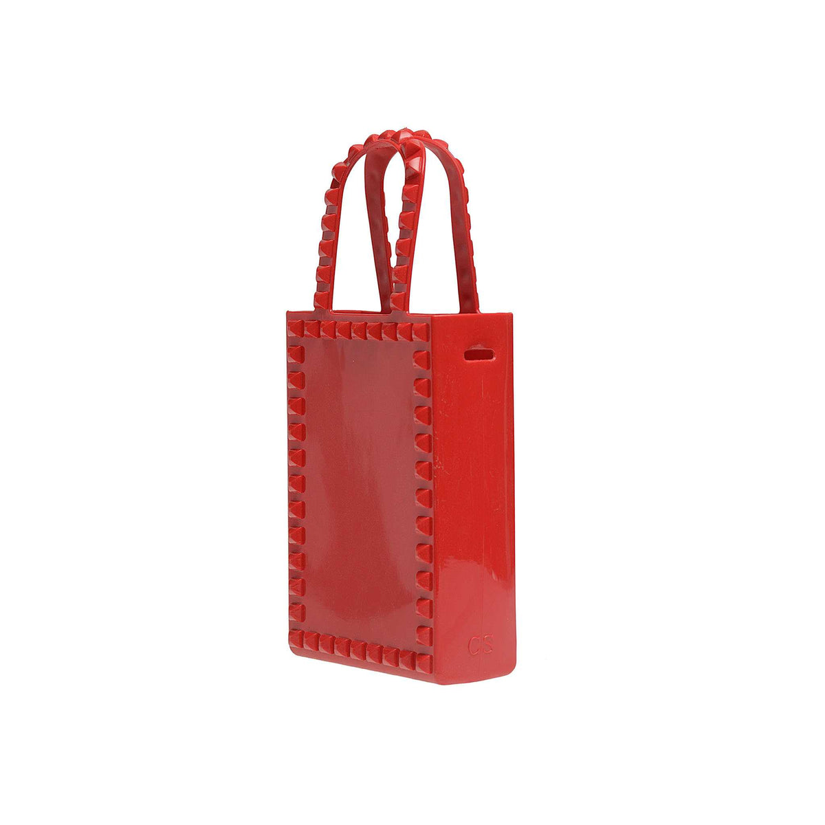Red messenger bag for beach lovers from Carmen Sol.