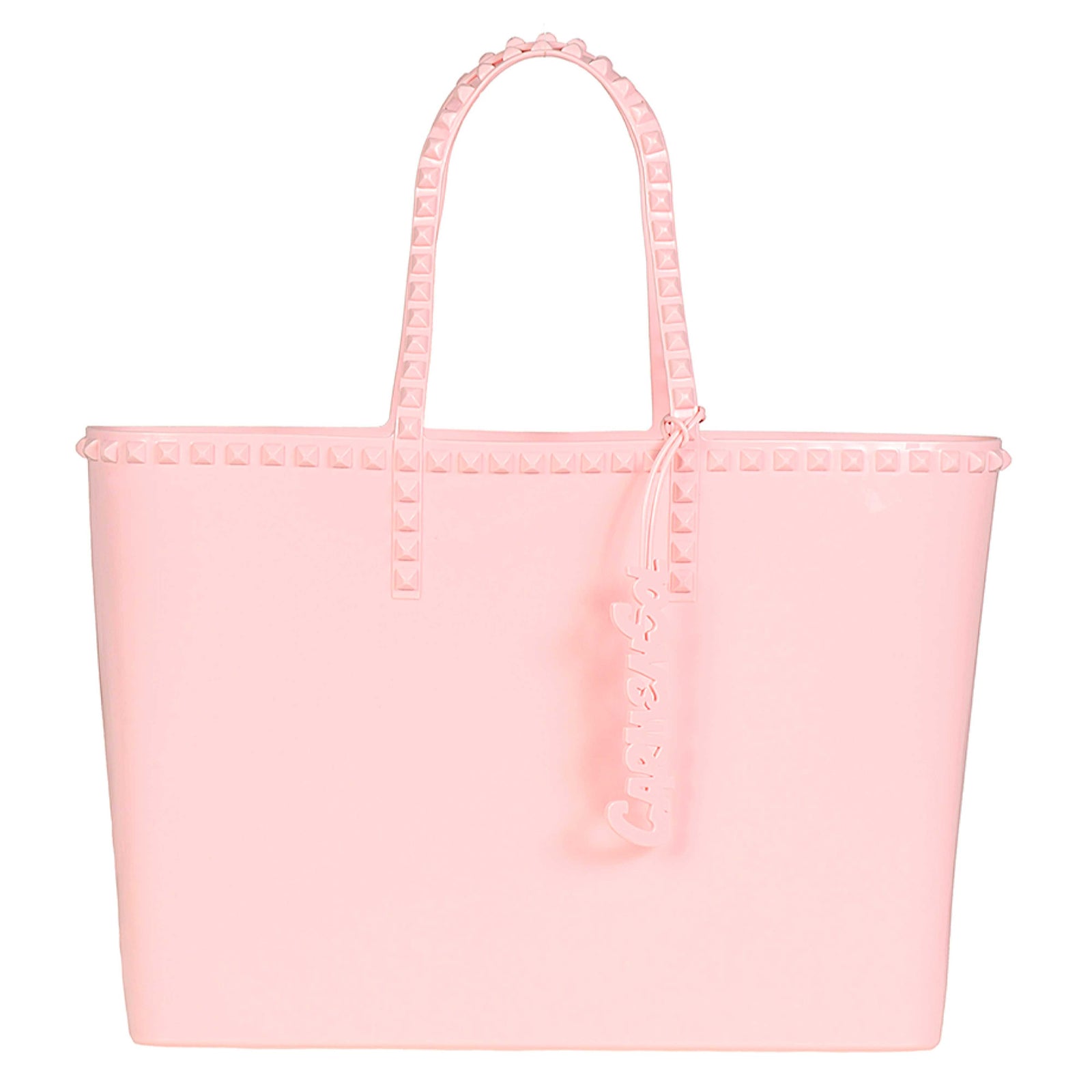 Beach tote bag bag in color baby pink
