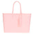 Beach tote bag bag in color baby pink