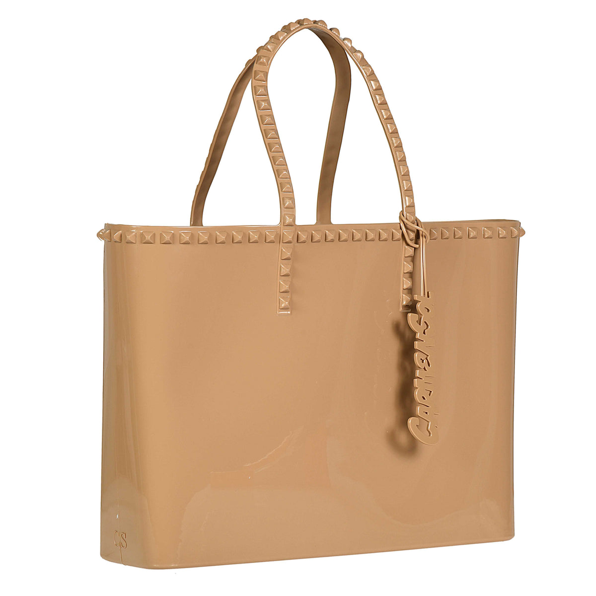 Nude large tote bags from Carmen Sol