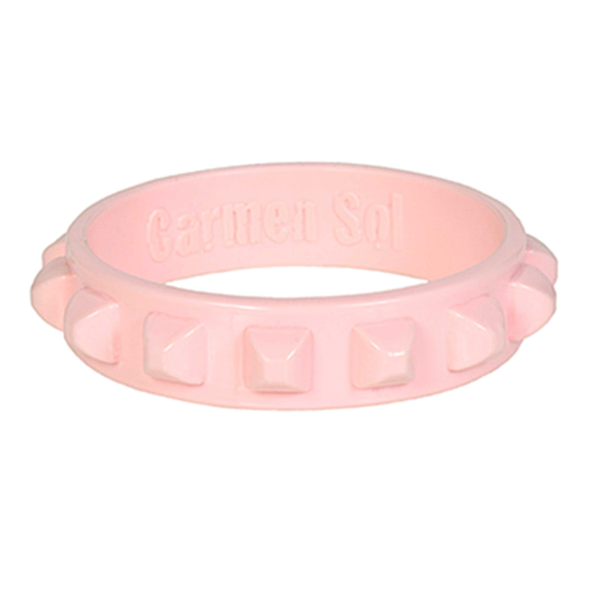 Baby pink jelly bracelets for womens