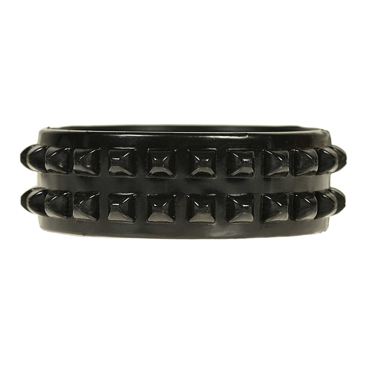 Black shiny jelly bracelets for the wrist