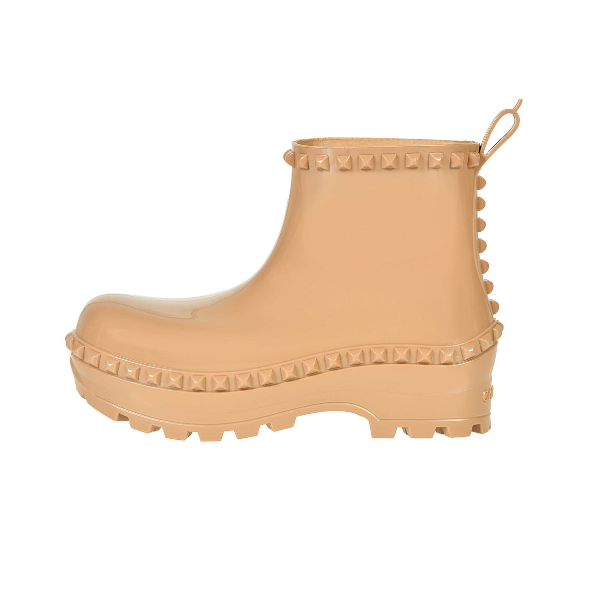 Nude jelly Bottega boots from Carmen Sol
