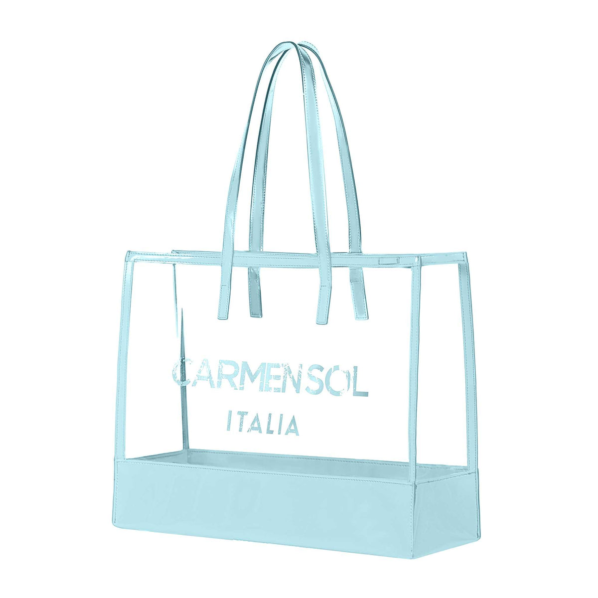 Taormina large tote bags in color baby blue