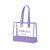 Violet clear beach purse for your day out in beach