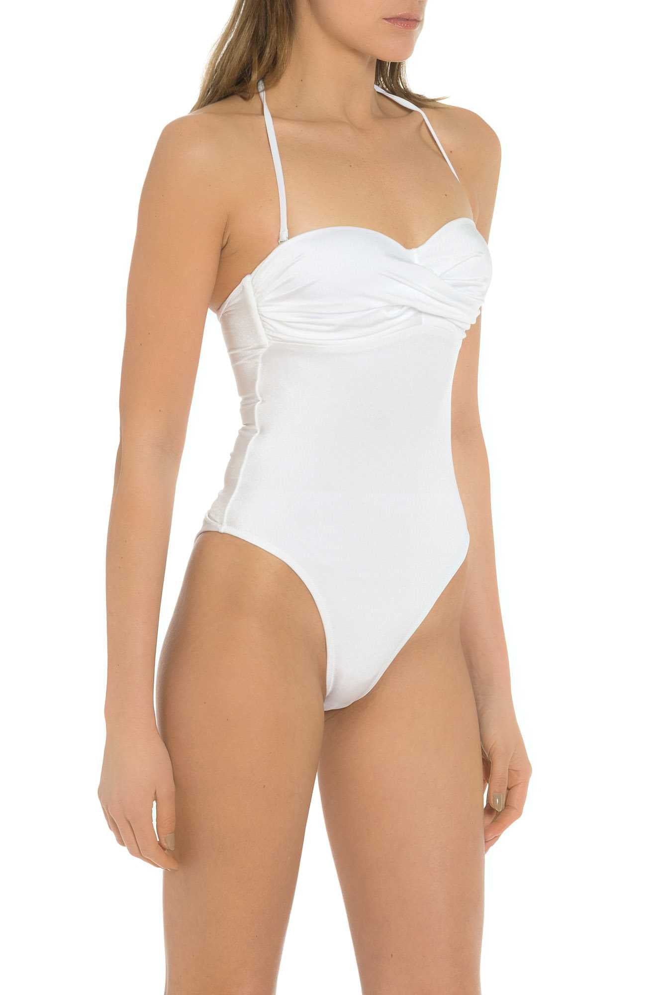 White One Piece Bathing Suit Made In Italy