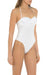 White One Piece Bathing Suit Made In Italy