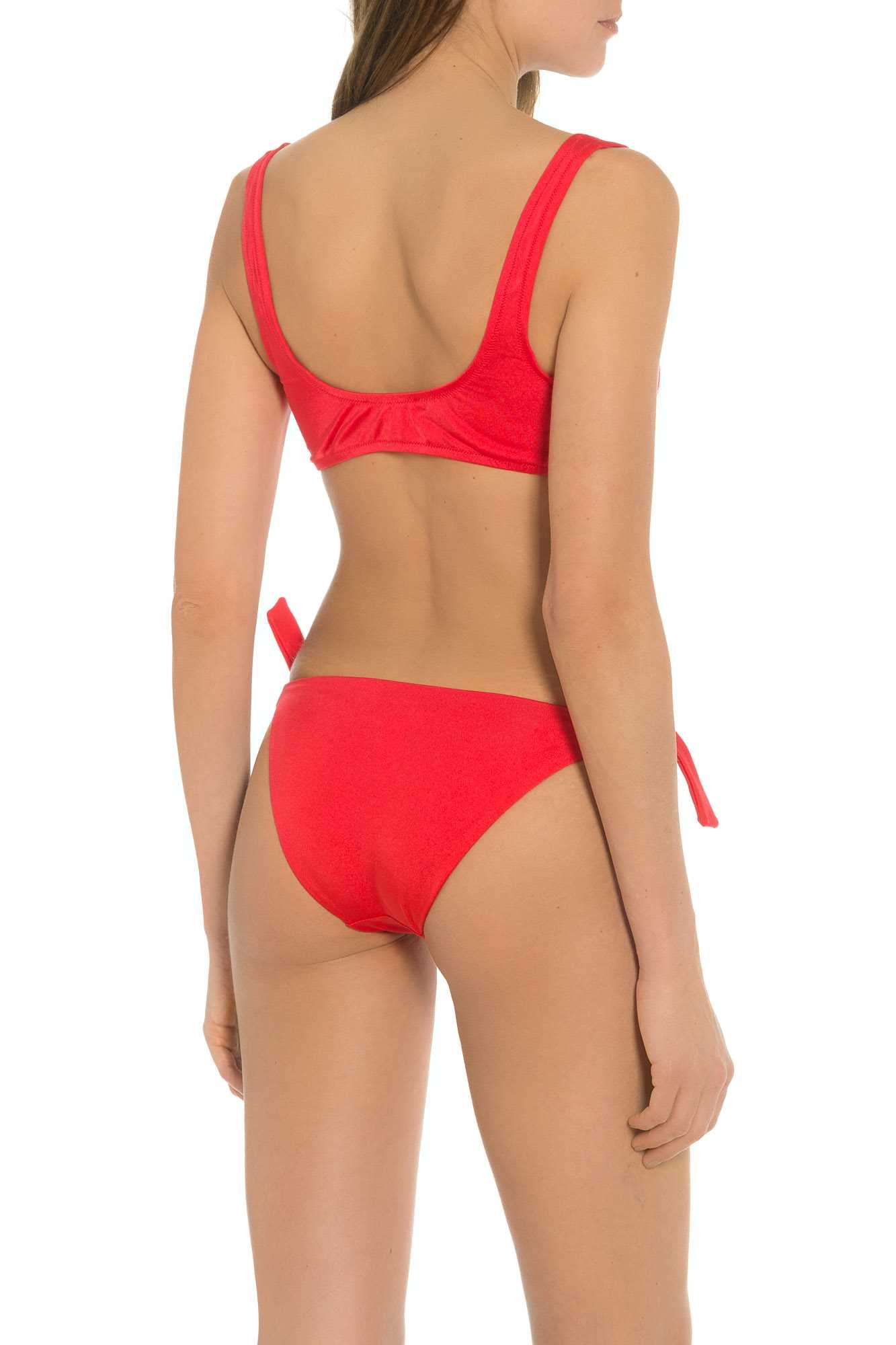 Red Bathing Suit Top Made in Italy 