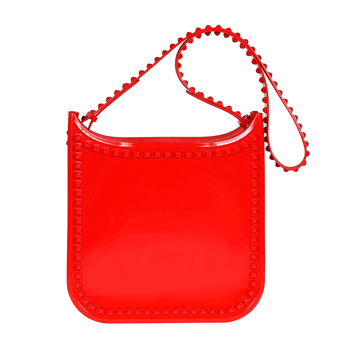 Fico studded purse in red from Carmen Sol