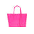 rubber beach bag from Carmen Sol in color fuchsia