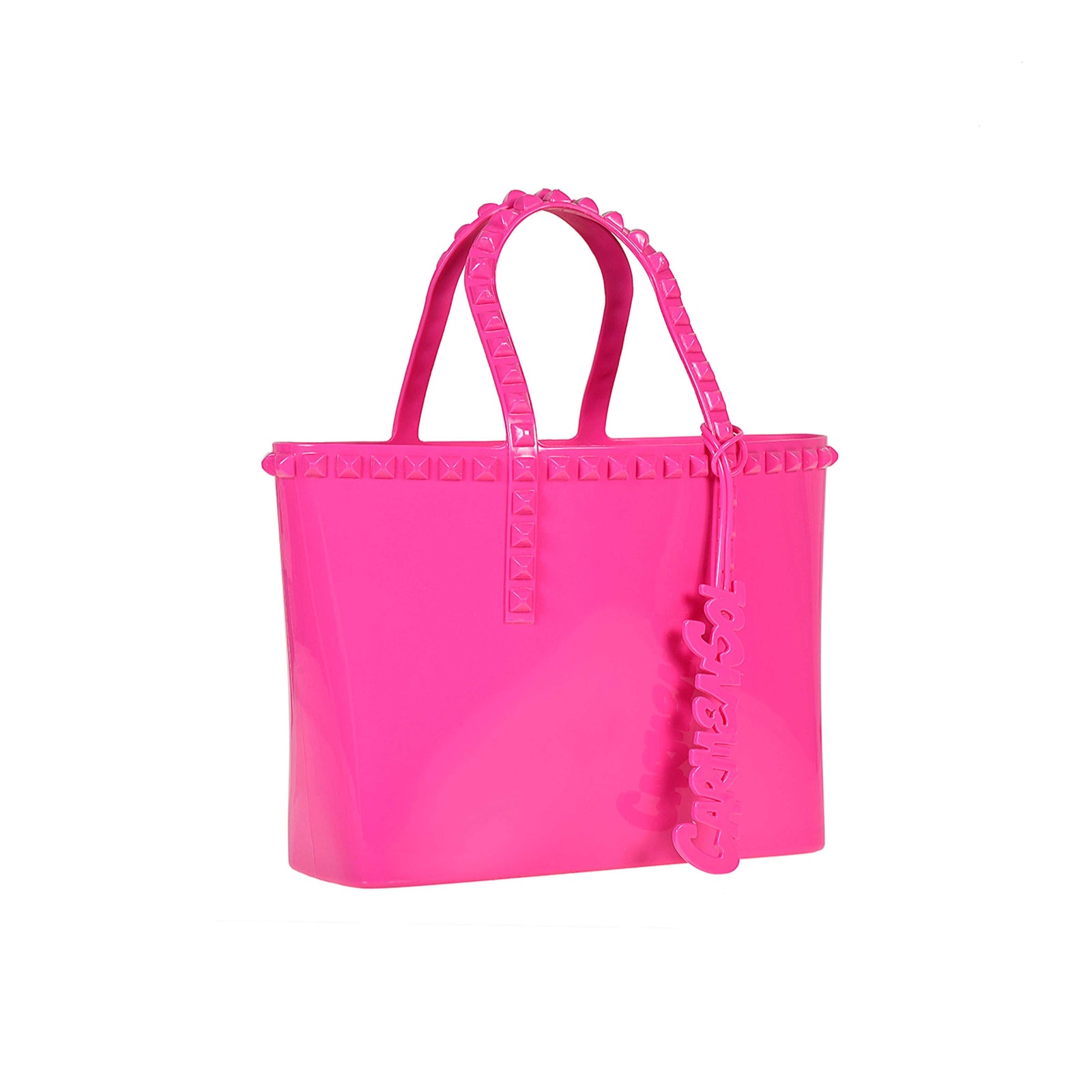 jelly beach totes in color fuchsia from Carmen Sol