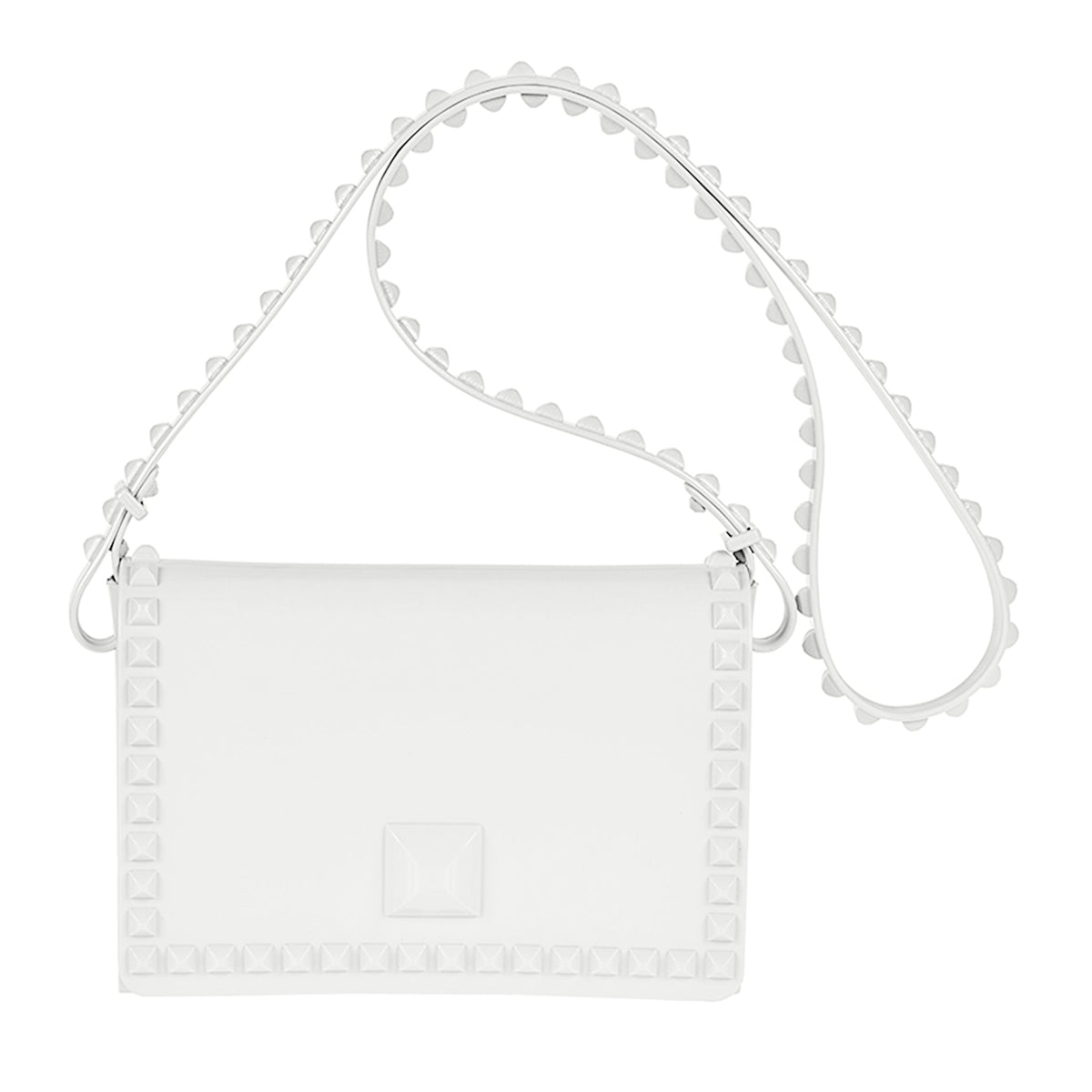 Flap jelly purses in color white from Carmen Sol