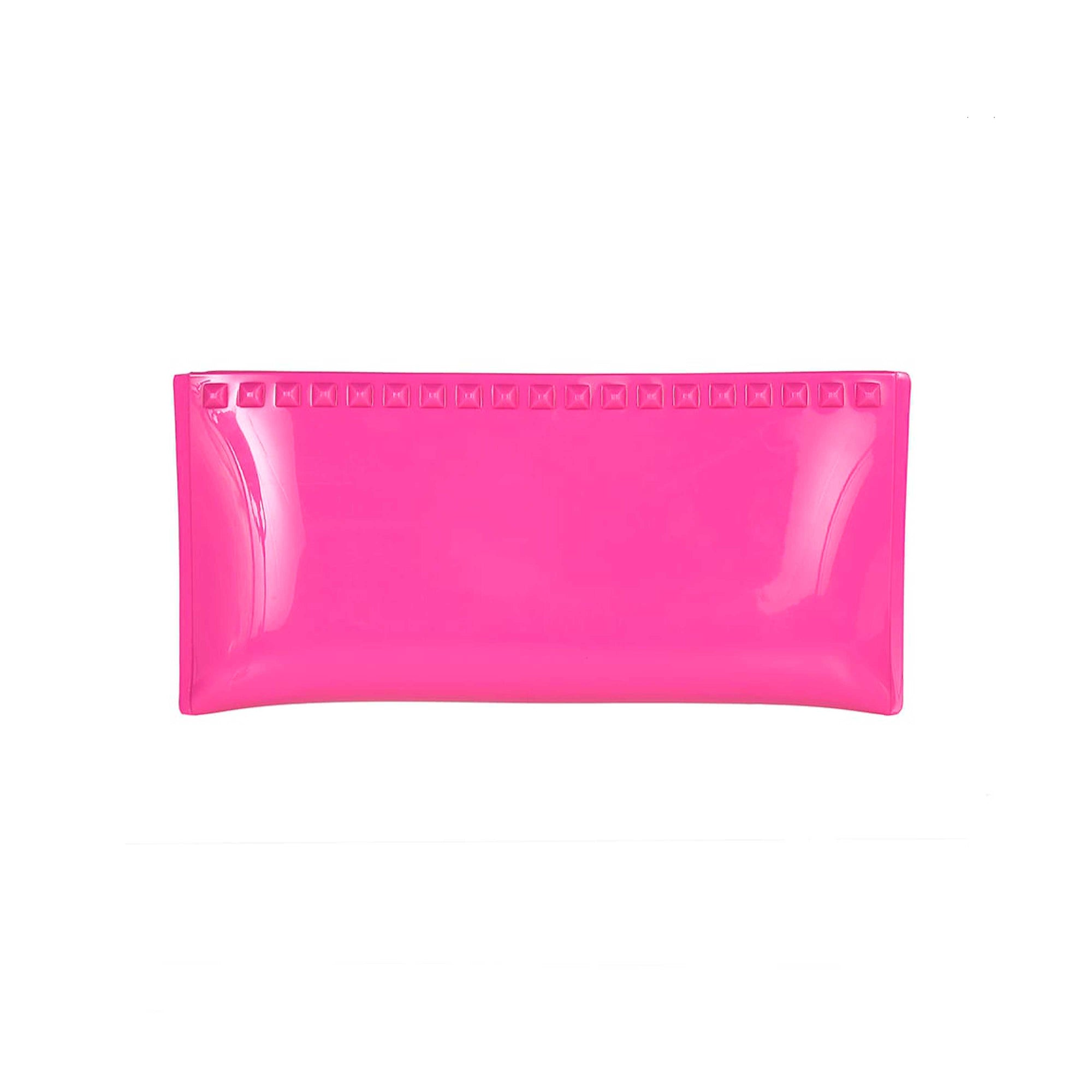 Sustainable Julian beach purse in color fuchsia