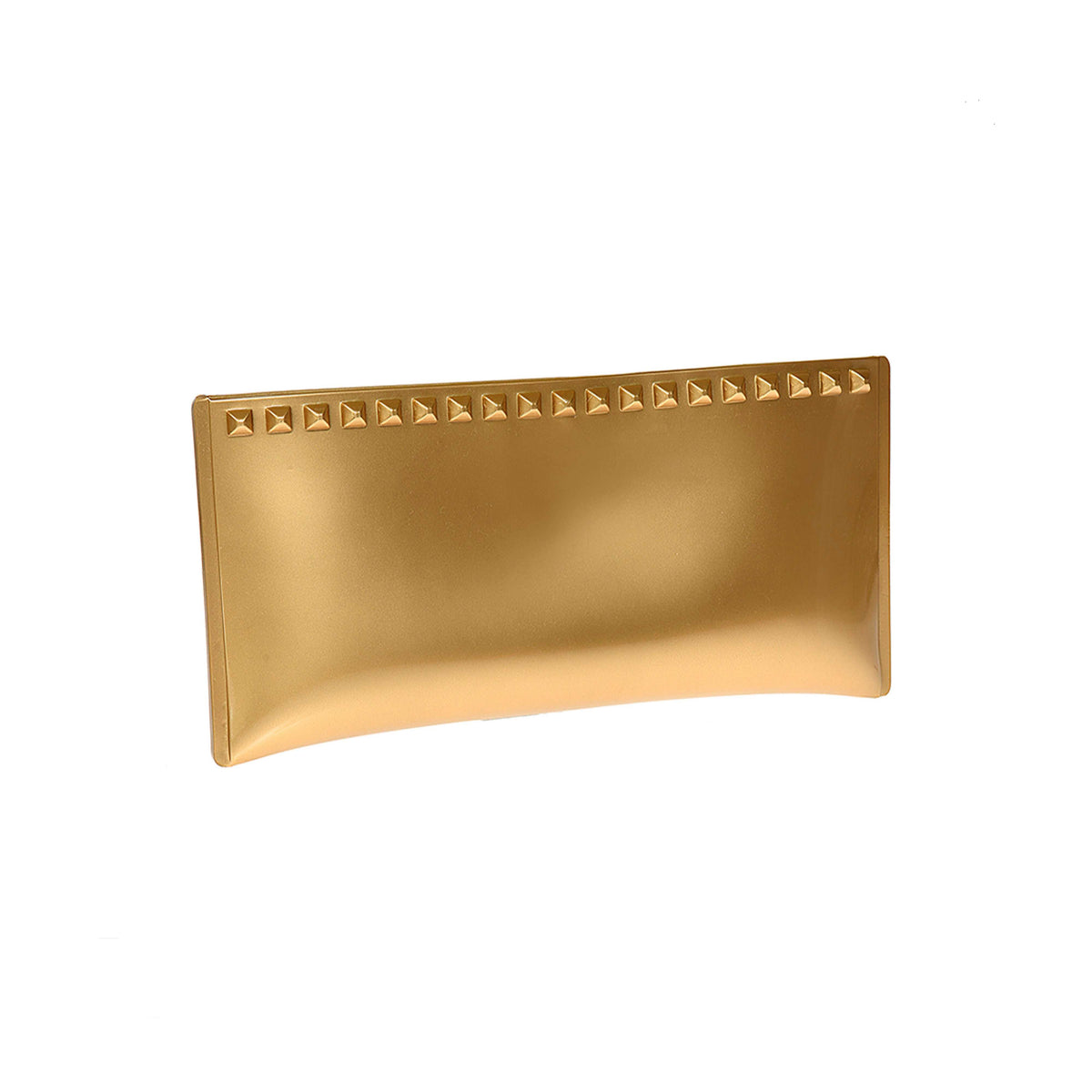 Gold Julian studded purse which are sleek and sustainable