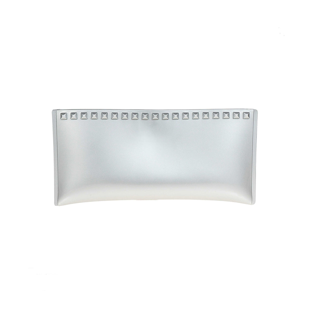 Silver Carmen Sol studded purse for the pool