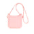 Baby pink small Lisa crossbody beach bags for women