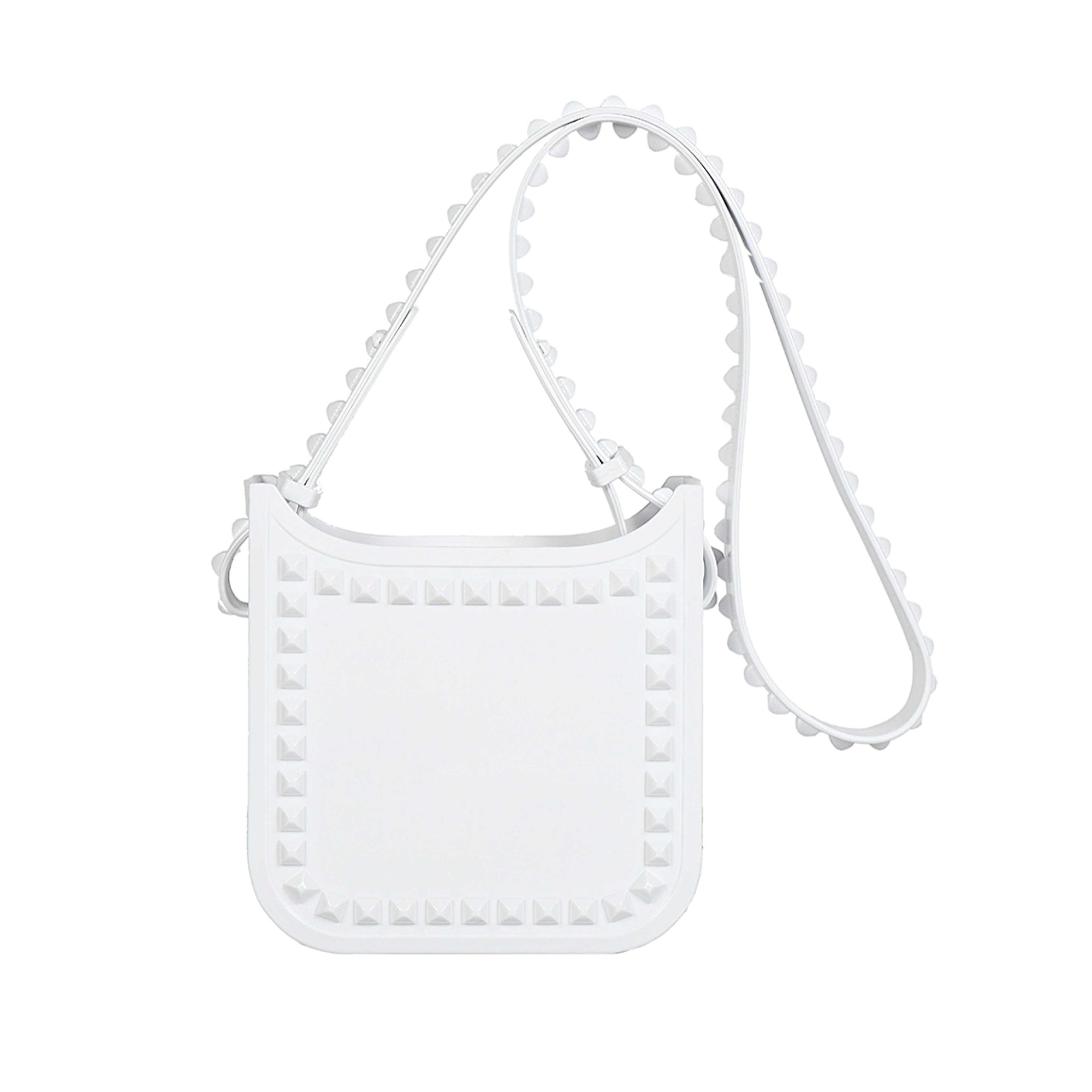 White small Lisa crossbody beach bags for women from Carmen Sol