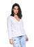 Carmen Sol made in Italy long sleeve tees in color white