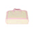 Side view of mini canvas beach purse in color baby pink