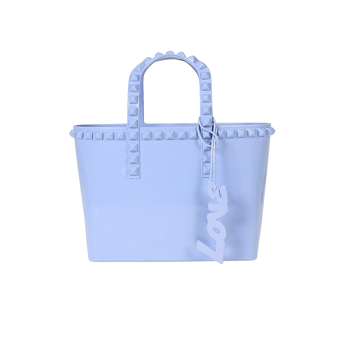 On sale Carmen Sol baby blue micro mini beach purse