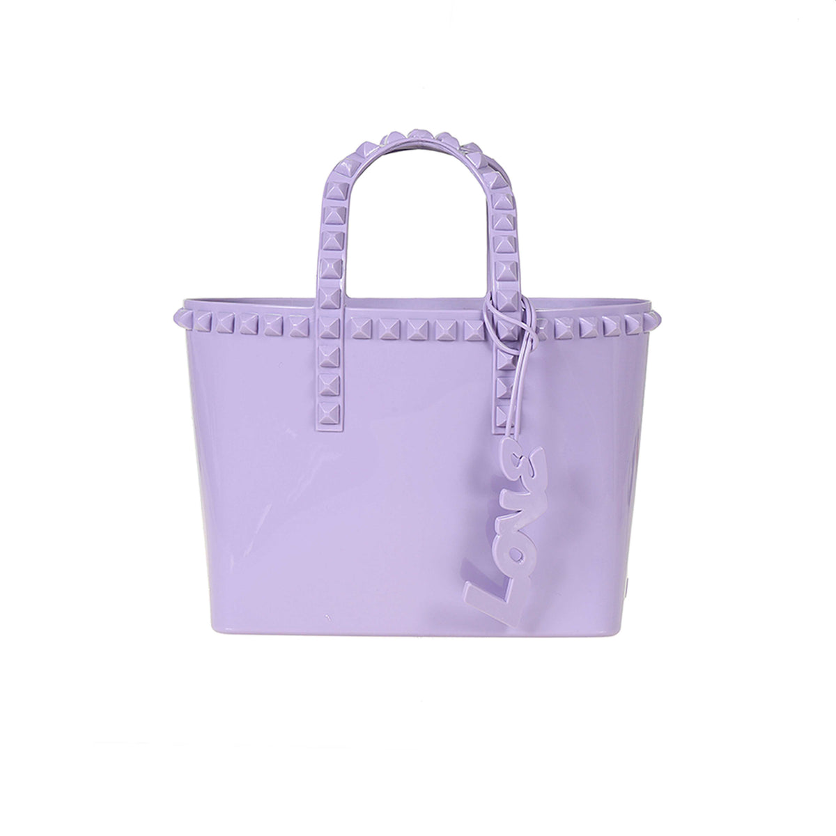 Violet jelly micro mini beach purse from Carmen Sol