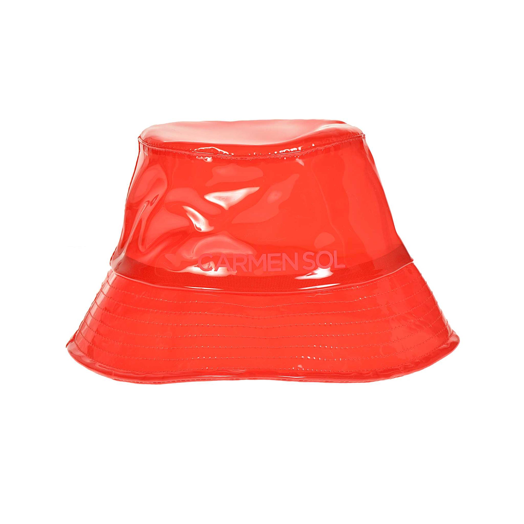 Raquel Carmen Sol red bucket hat from Carmen Sol