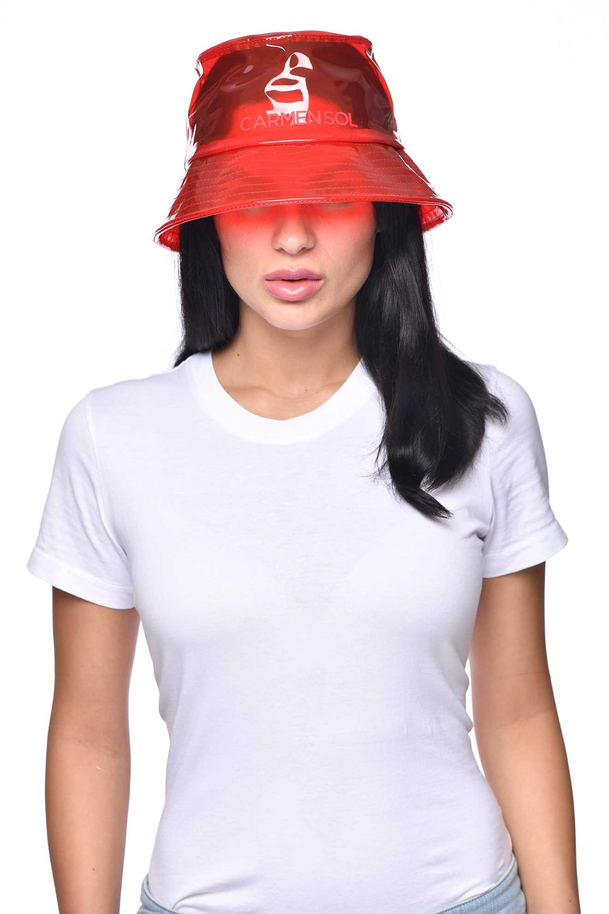 Raquel jelly womens sun hat in color red from Carmen Sol