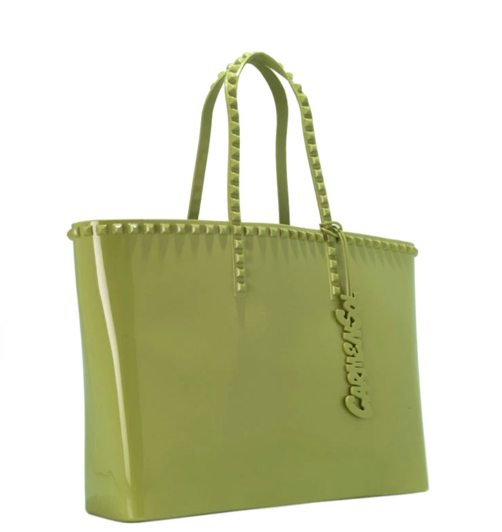 Angelica jelly tote bag from Carmen Sol