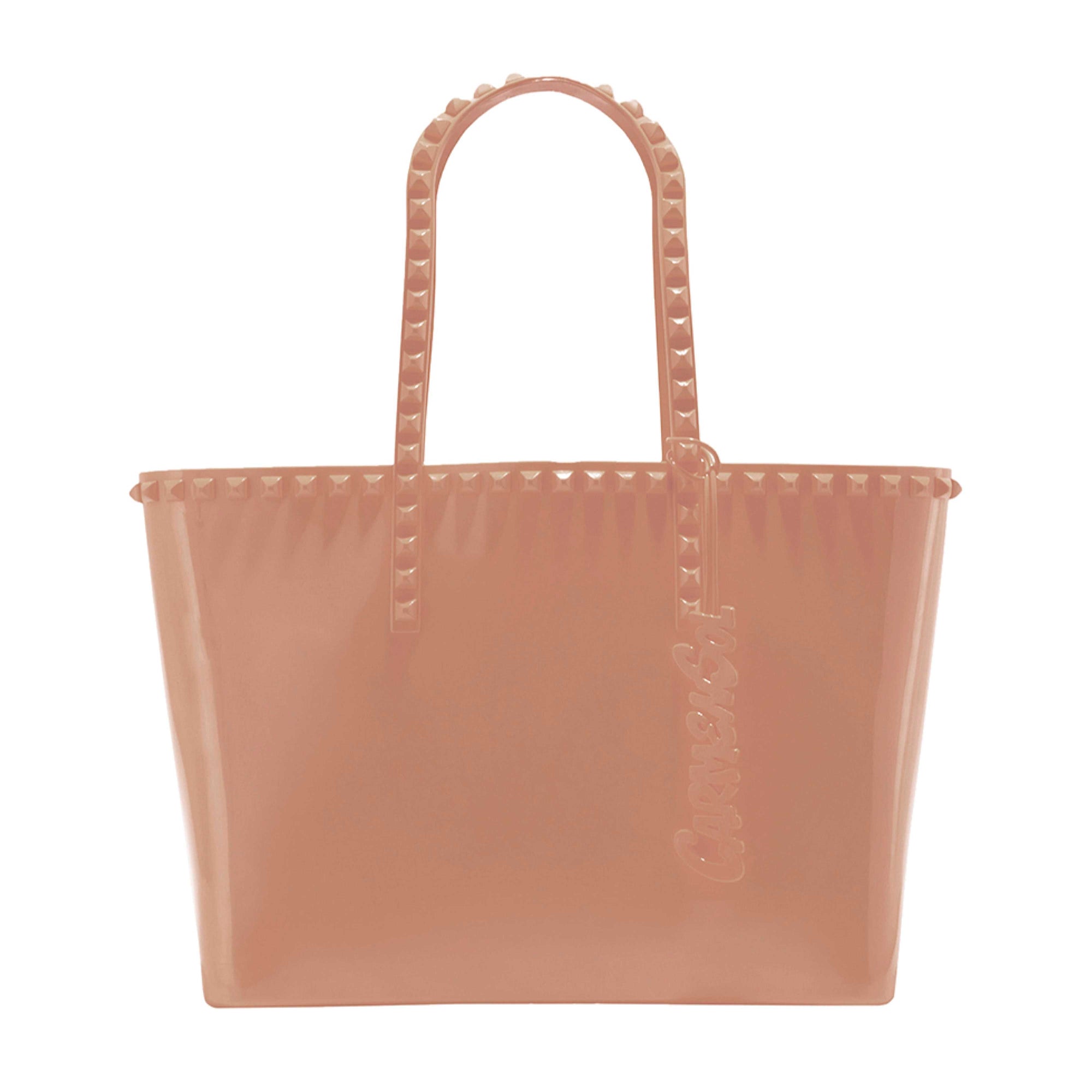 Carmen Sol nude Seba jelly bag perfect for beach vacation