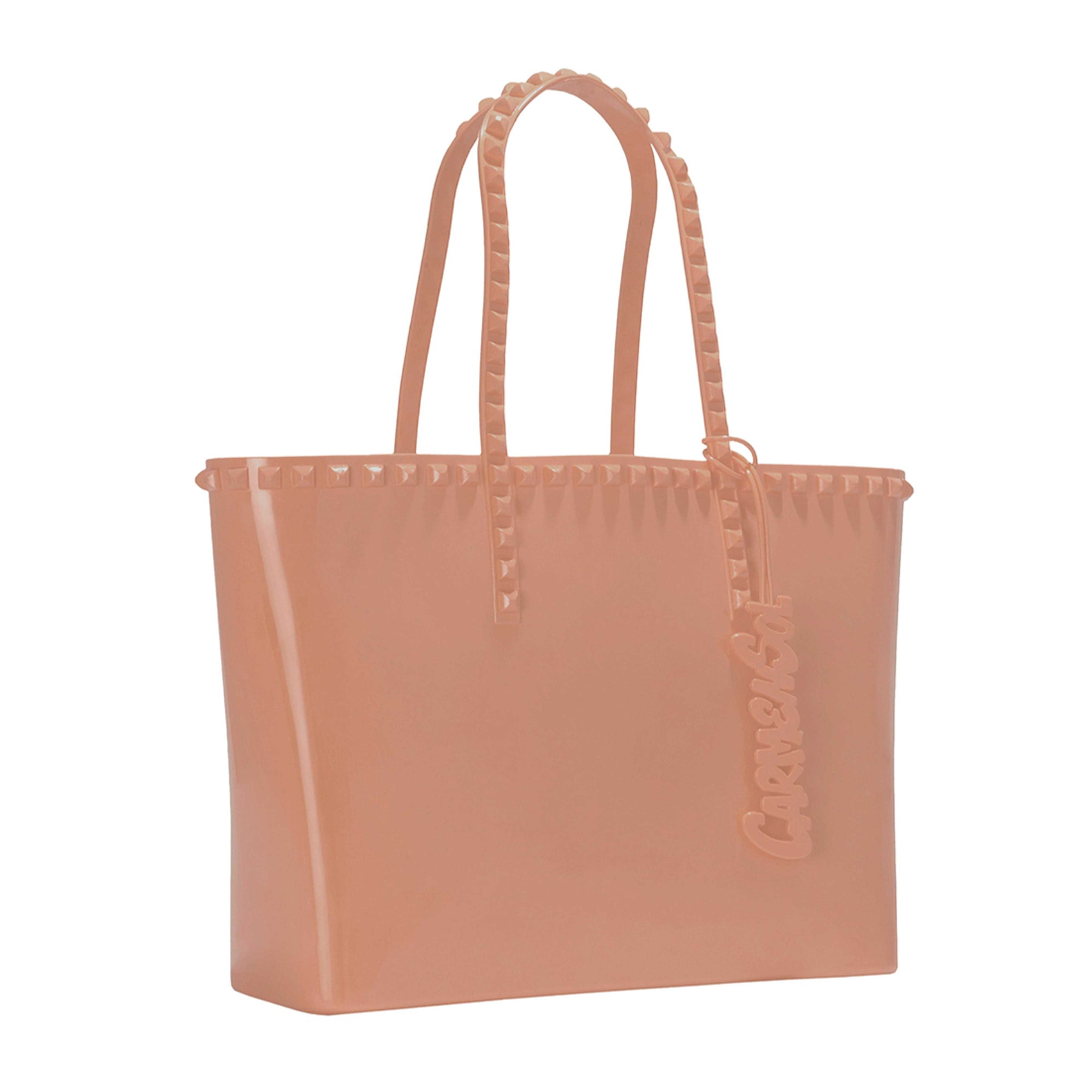 Carmen Sol Seba beach bags for women in color nude