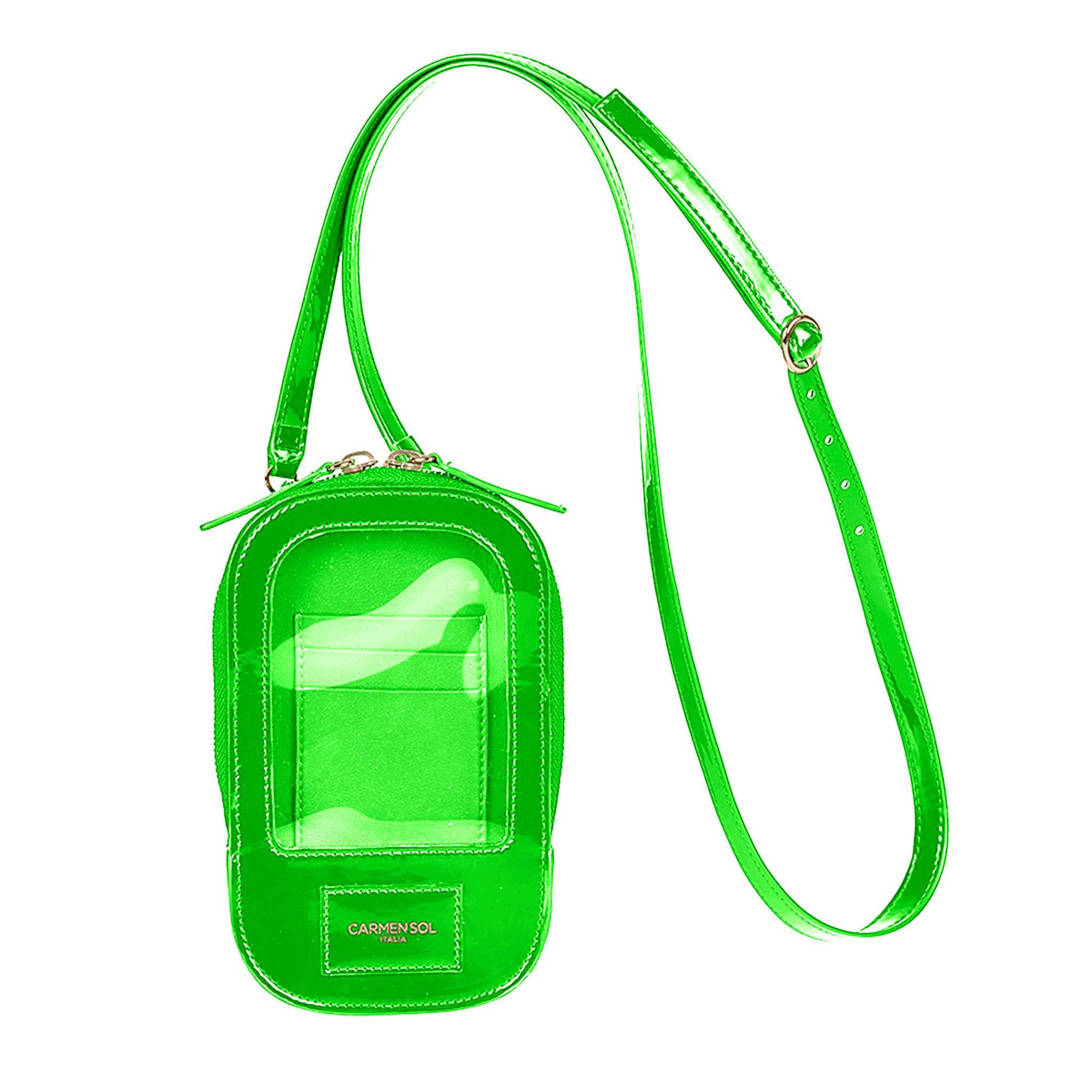 Neon green Gio smartphone holder from Carmen Sol