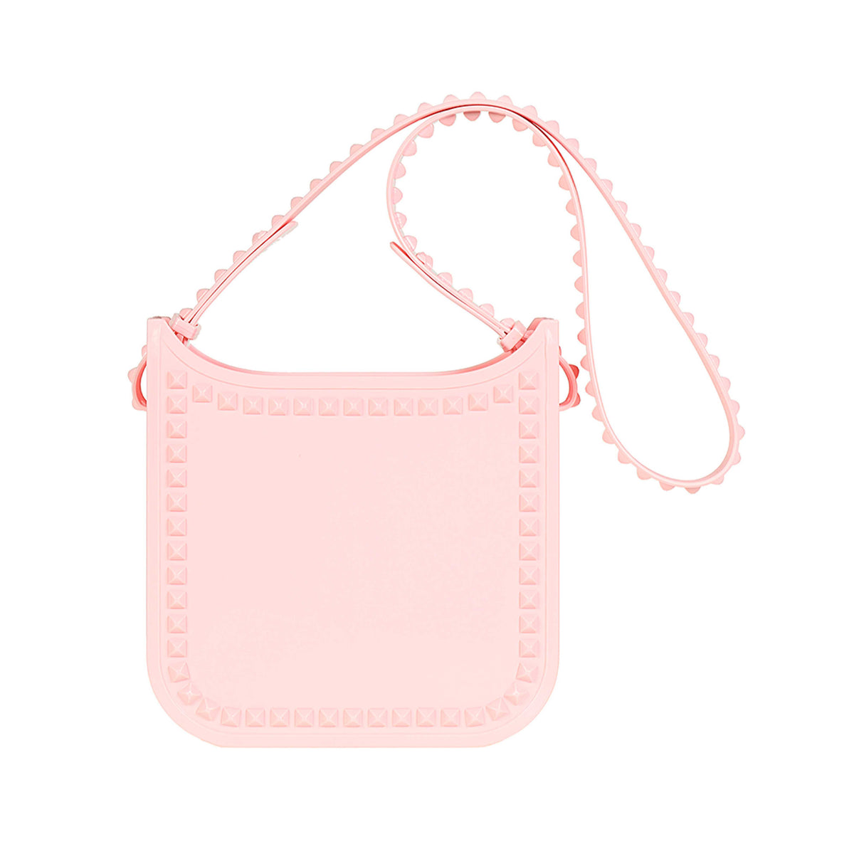 Toni jelly bags with studs in color baby pink