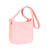 Baby pink Carmen Sol Toni beach bags for women with studs