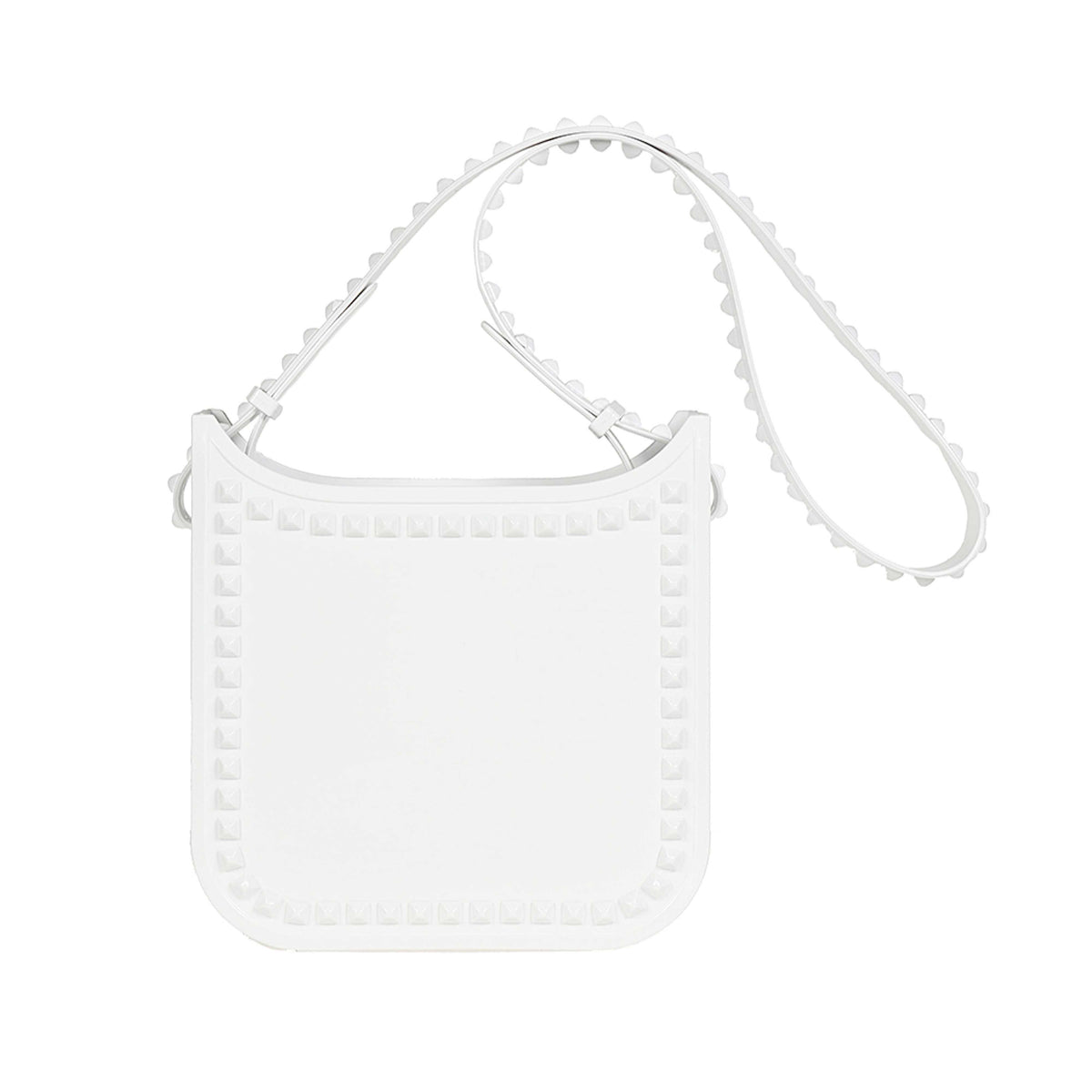 White Carmen Sol jelly bags from Carmen Sol Toni perfect for both beach and the city
