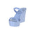 Carmen Sol jelly shoes for women with studded design in color baby blue for sale