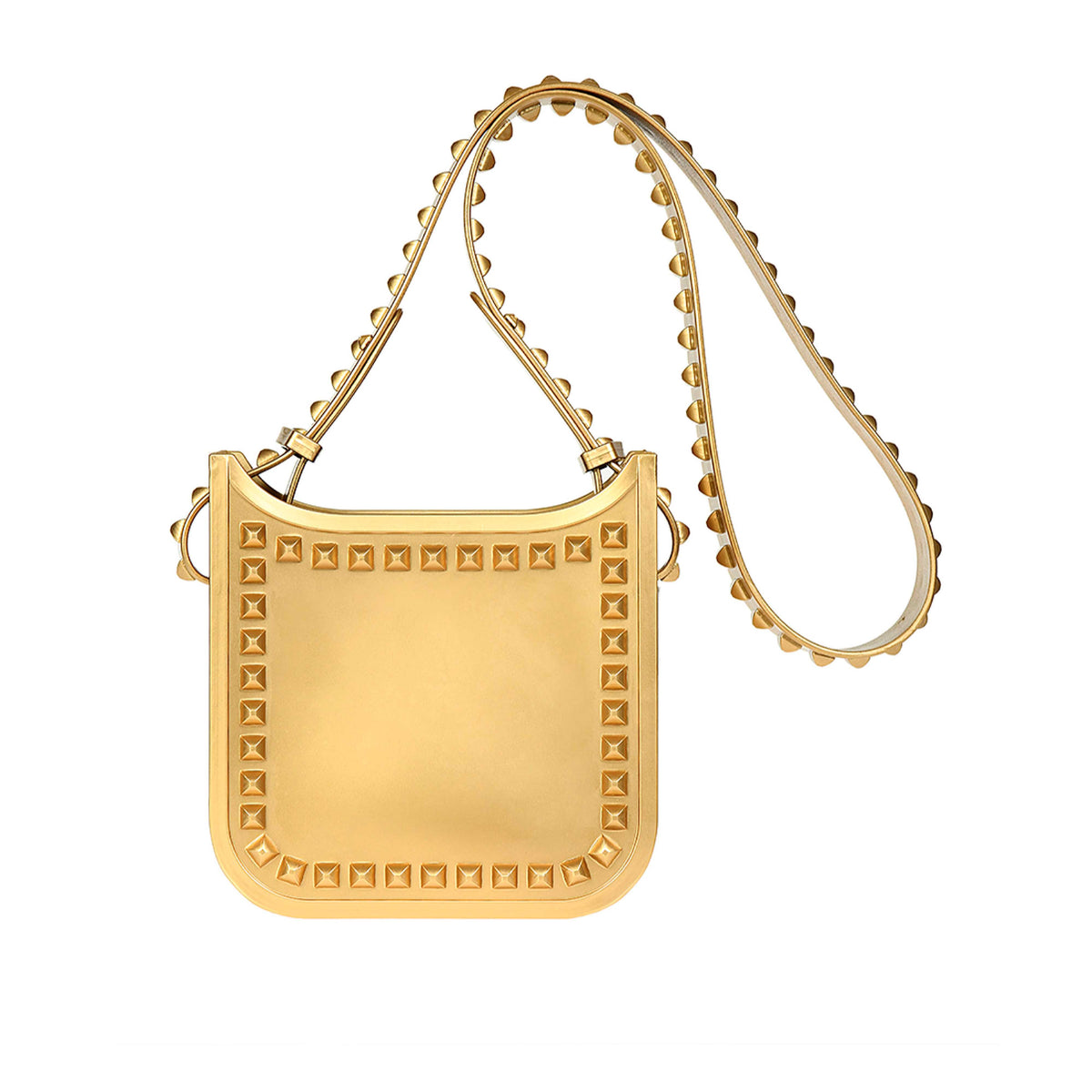 Gold Lisa small crossbody purse from Carmen Sol and on sale