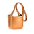 Rose gold metallic Lisa small crossbody purse from Carmen Sol on sale