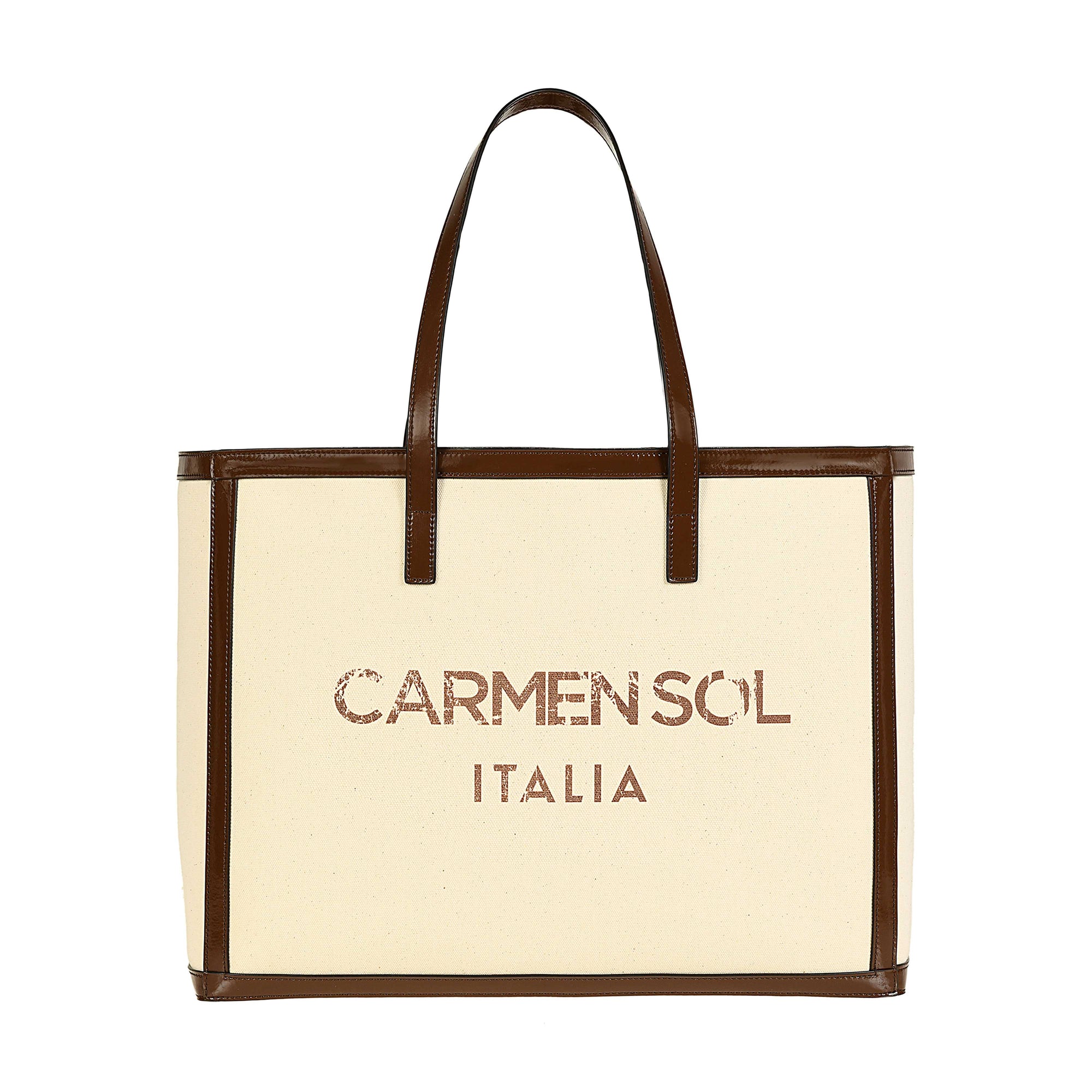 Roma Carmen Sol large tote in color brown