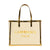 Roma large tote bags in color gold from Carmen Sol