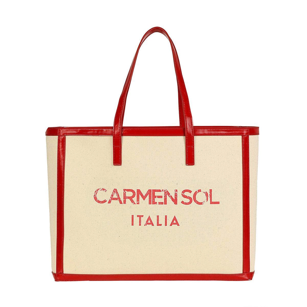 red Roma large tote bags which is perfect for beach and other vacation