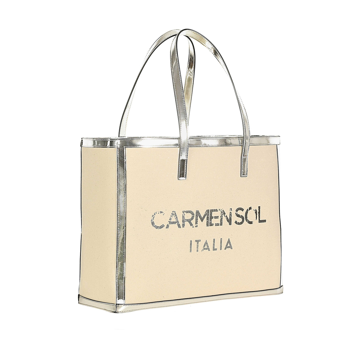 Silver Roma large womens tote bags pefect for shopping day
